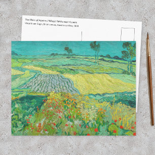 Cartão Postal Vincent van Gogh - Campos de Trigo perto de Auvers