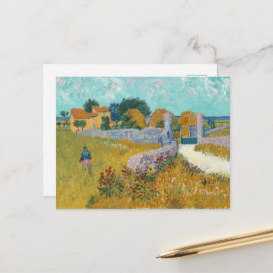 Cartão Postal Vincent Van Gogh, Casa de Campo na Provença