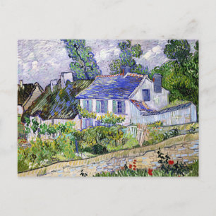 Cartão Postal Vincent van Gogh, Casas em Auvers,