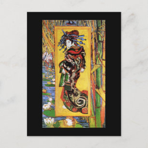 Cartão Postal Vincent Van Gogh - Cortesan - Geisha Japonês