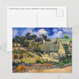 Cartão Postal Vincent Van Gogh - Cottages achados em Cordeville