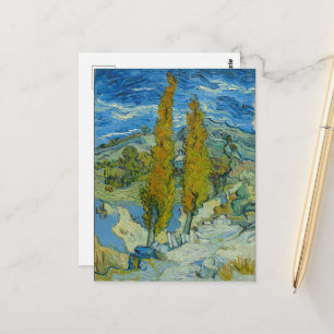 Cartão Postal Vincent Van Gogh, Dois Poplars nos Alpilles