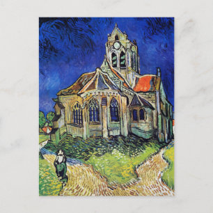 Cartão Postal Vincent van Gogh é a Igreja em Auvers