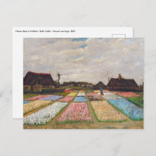 Cartão Postal Vincent van Gogh - Flores na Holanda