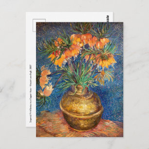 Cartão Postal Vincent van Gogh - Fritillaries Imperiais