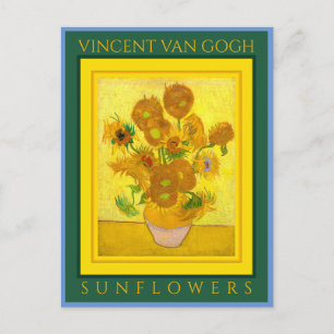 CARTÃO POSTAL VINCENT VAN GOGH ...GIRASSÓIS