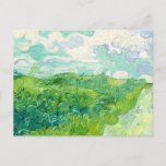 Cartão Postal Vincent Van Gogh Green Wheatfield<br><div class="desc">Cartão-postal de Vincent Van Gogh.</div>