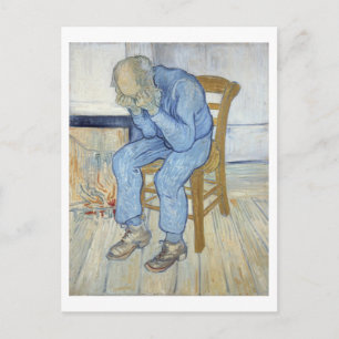 Cartão Postal Vincent van Gogh   Homem Idoso Aflito