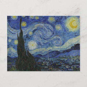Cartão Postal Vincent van Gogh Iconic Starry Night