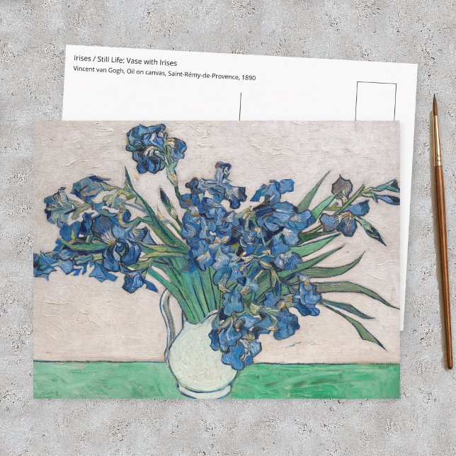 Cartão Postal Vincent van Gogh - Íris (Criador carregado)