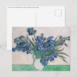 Cartão Postal Vincent van Gogh - Irrises