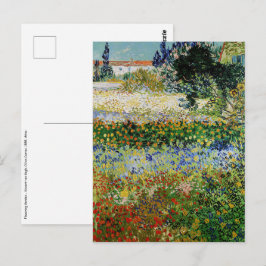 Cartão Postal Vincent van Gogh - Jardim de Flores
