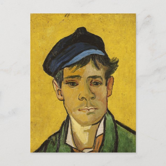 Cartão Postal Vincent van Gogh | Jovem com um Chapéu, 1888 (Frente)