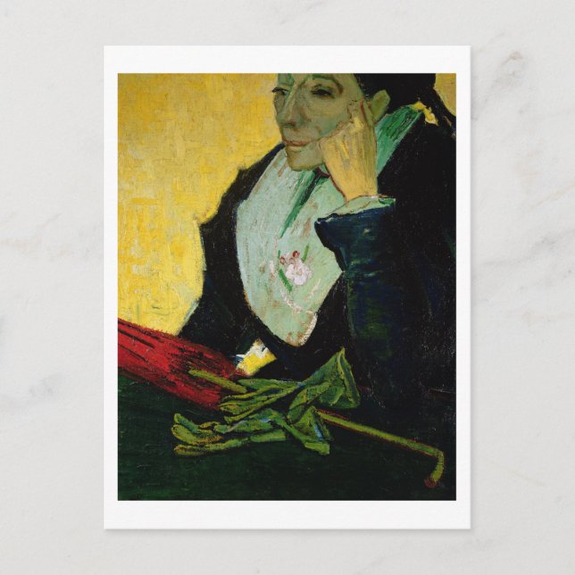 Cartão Postal Vincent van Gogh | L'Arlesienne, pormenor, 1888 (Frente)