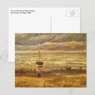 Cartão Postal Vincent van Gogh - Mar em Scheveningen