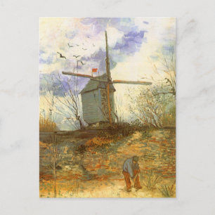 Cartão Postal Vincent van Gogh - Moulin de la Galette, Windmill
