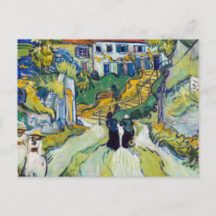 Cartão Postal Vincent van Gogh na Escada de Auvers