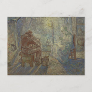 Cartão Postal Vincent van Gogh - Noite (após Millet)