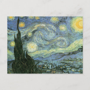 Cartão Postal Vincent Van Gogh - Noite Estrelada