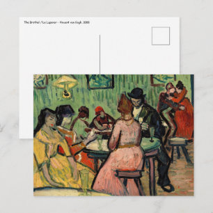 Cartão Postal Vincent van Gogh - O Bordel