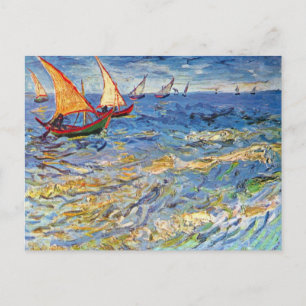 Cartão Postal Vincent Van Gogh - O Mar Em Saintes Maries