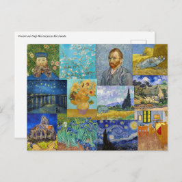 Cartão Postal Vincent Van Gogh - Obras-primas