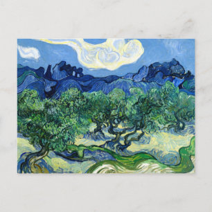 Cartão Postal Vincent Van Gogh, Oliveiras com os Alpilles