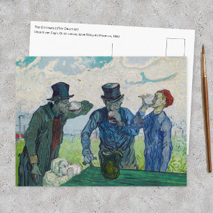 Cartão Postal Vincent van Gogh - Os Bebedores, segundo Daumier