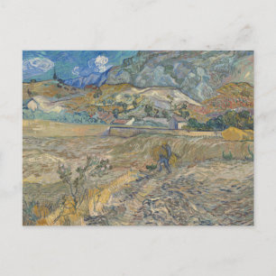 Cartão Postal Vincent van Gogh - Paisagem em Santo-Remy