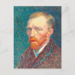 Cartão Postal Vincent van Gogh pintor Autoretrato Vibrante<br><div class="desc">As maiores pinturas da história, restauradas digitalmente, iluminadas e recoloridas para hoje. Um dos autorretratos mais famosos de Vincent Van Gogh, esta pintura a óleo em 1887 foi criada enquanto o artista vivia na França. "Prefiro pintar os olhos das pessoas a catedrais", escreveu Van Gogh uma vez ao irmão Theo....</div>