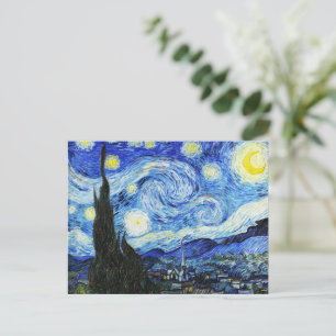 Cartão Postal Vincent Van Gogh, pintura A Noite Estrelada
