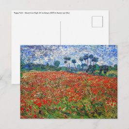 Cartão Postal Vincent van Gogh - Poppy Field