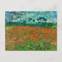Vincent Van Gogh Poppy Field Fine Art