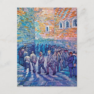 Cartão Postal Vincent Van Gogh - Prisioneiros Exercitando-se ao