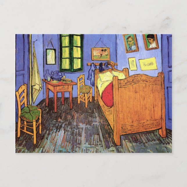 Cartão Postal Vincent Van Gogh - Quarto-De-Cama Em Arles De Bela (Frente)
