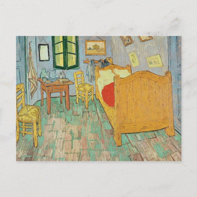 Cartão Postal Vincent van Gogh | Quarto de Van Gogh em Arles (Frente)