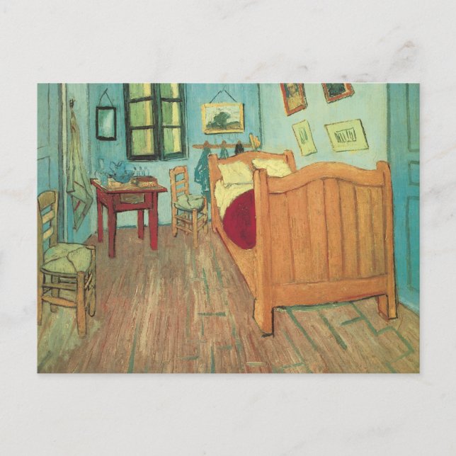 Cartão Postal Vincent van Gogh - Quarto de Vincent em Arles (Frente)