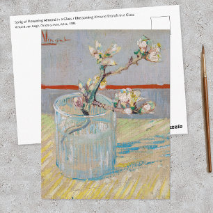 Cartão Postal Vincent van Gogh - Ramo de Amendoeira num Copo