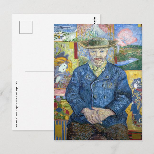 Cartão Postal Vincent van Gogh - Retrato de Pere Tanguy (Frente/Verso)