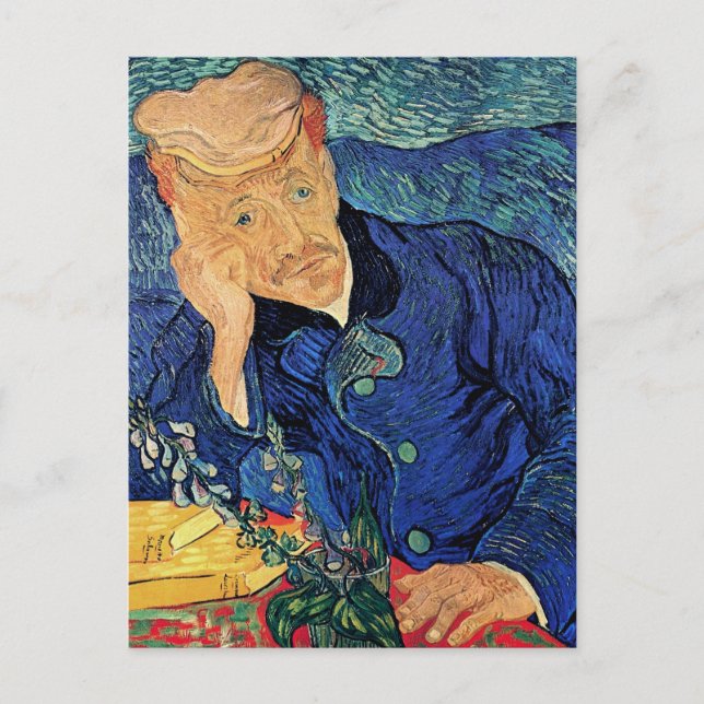 Cartão Postal Vincent Van Gogh - Retrato Do Doutor Gachet (Frente)