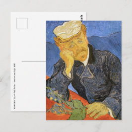Cartão Postal Vincent Van Gogh - Retrato do Doutor Paul Gachet