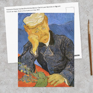 Cartão Postal Vincent Van Gogh - Retrato do Doutor Paul Gachet