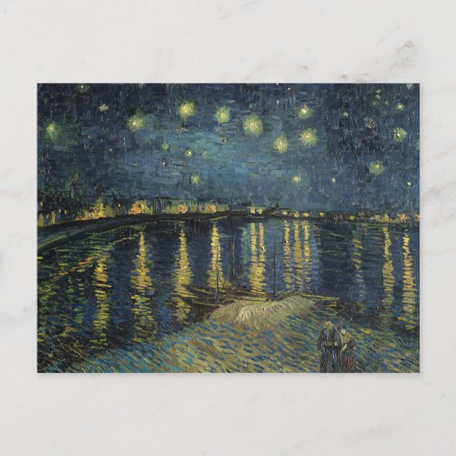 Cartão Postal Vincent van Gogh | Starry Night Over the Rhone (Frente)