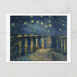 Cartão Postal Vincent van Gogh Starry Night Over the Rhone