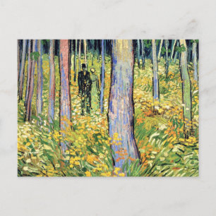 Cartão Postal Vincent Van Gogh - Sub-bosque com Duas Figuras