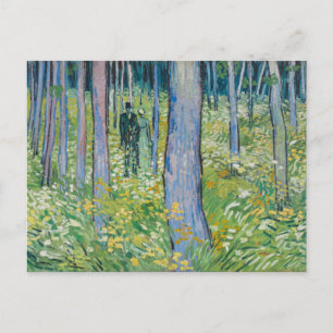 Cartão Postal Vincent van Gogh - Sub-bosque com Duas Figuras