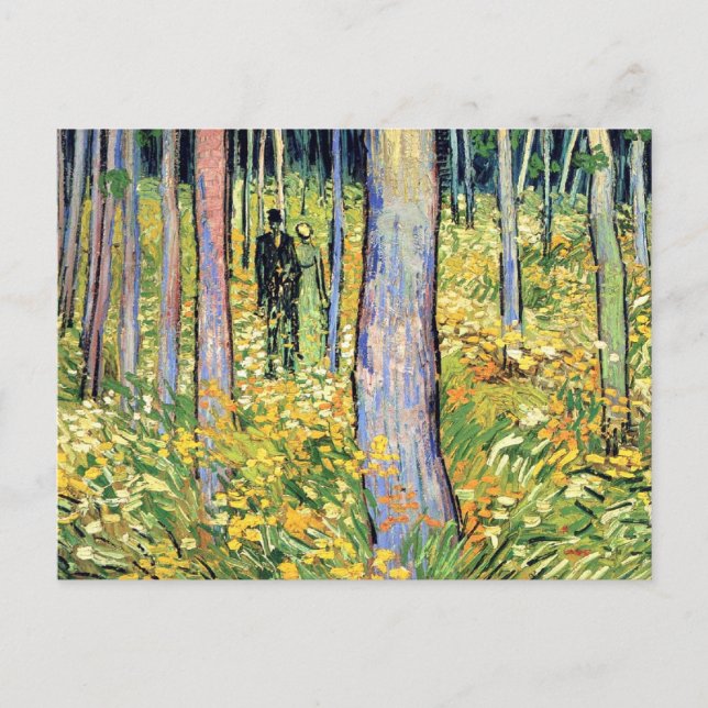 Cartão Postal Vincent Van Gogh - Sub-Crescimento Com Dois Número (Frente)