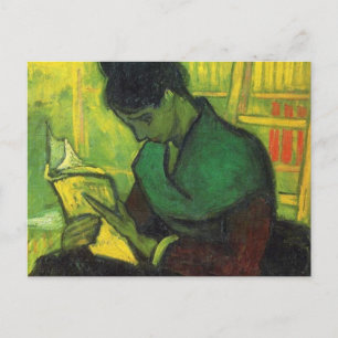 Cartão Postal Vincent Van Gogh The Novel Reader 1888