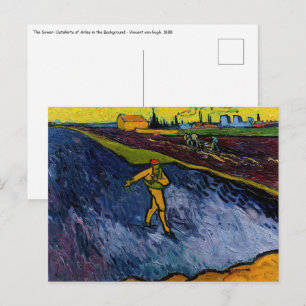 Cartão Postal Vincent van Gogh - The Sower: Fora de Arles