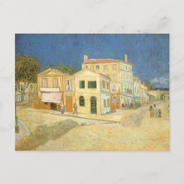 Cartão Postal Vincent van Gogh - The Yellow House (The Street) (Frente)